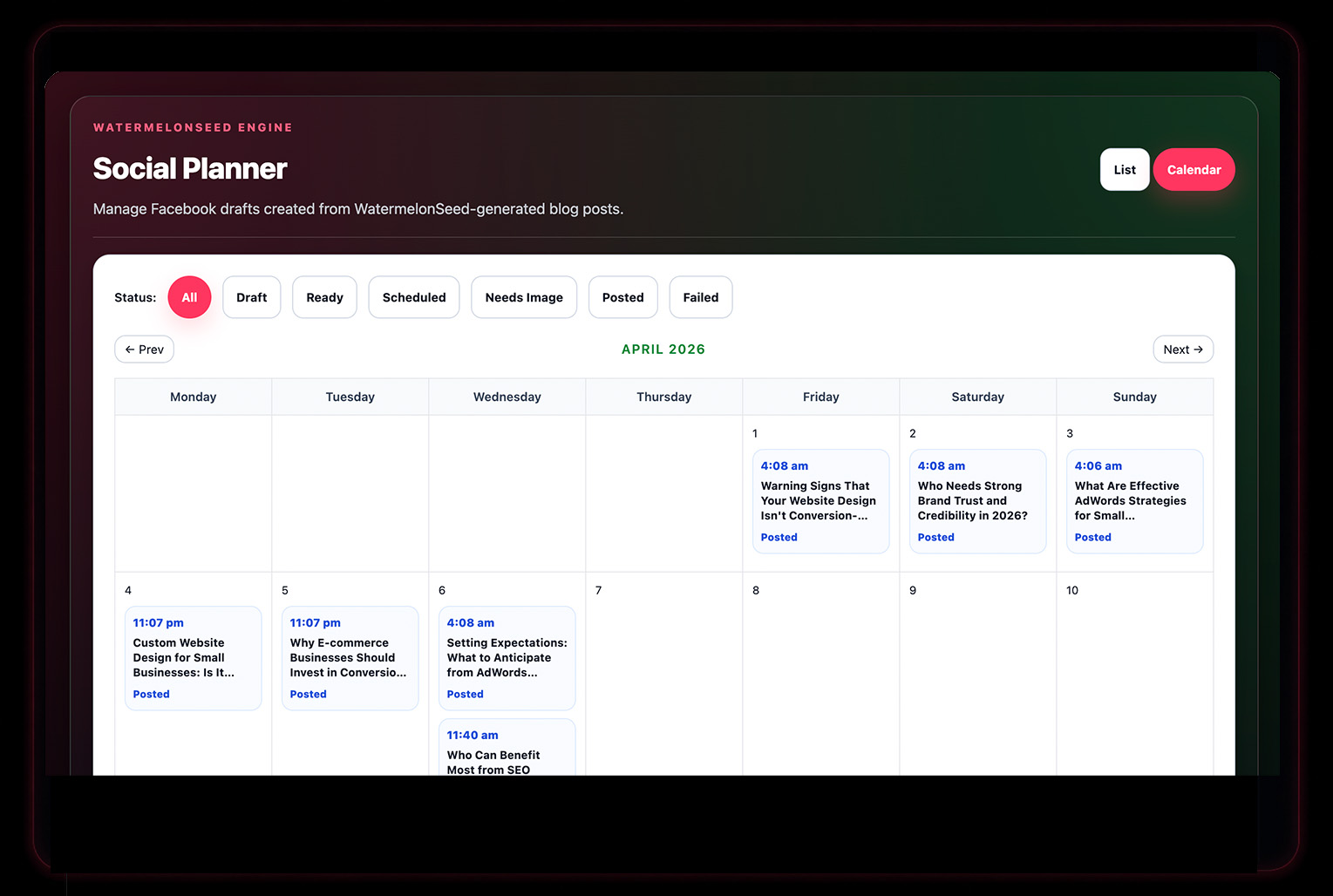 watermelonseed-social-planner